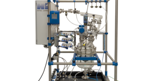 The picture shows the 10L-reactor module, a joint development in the research project ENPRO REUNION.